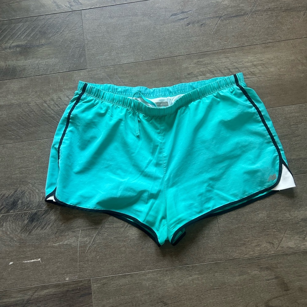 Women's Teal NB Athletic Shorts